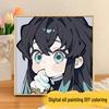 Kit Pittura ad Olio Digitale Anime Demon Slayer Fai da Te per Bambini