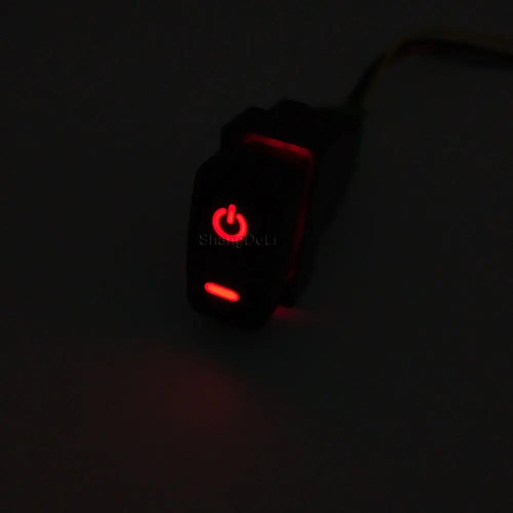 1Pc For Mitsubishi Pajero V73 V93 Lancer Outlander ASX L200 RED LED Key Switch Fog Light Daytime Running Light DRL Switch Button