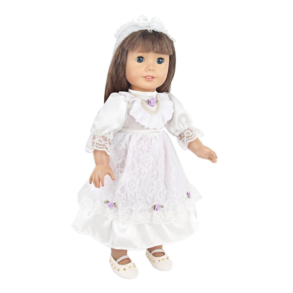 Lace Dress & Headband Set for 47cm Dolls - Hot Selling Doll Clothes & Accessories