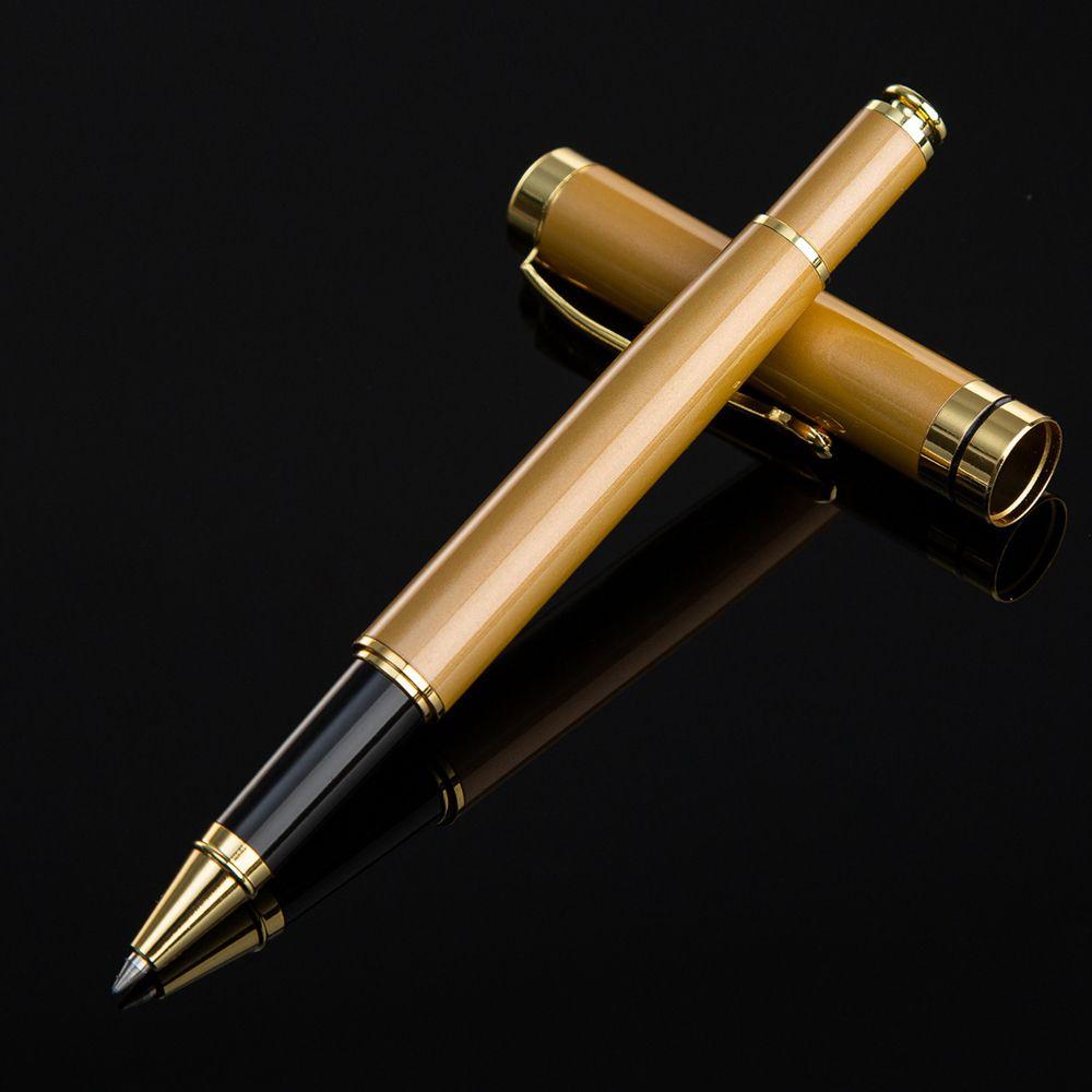 Writing Supplies Business Black Ink Roller Ballpoint Pen Roller Ball Pen Metal Pen Signature Pen
