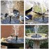 Waterproof Solar Fountain Pump 13/16/18cm Bird Bath Fountain  Outdoor