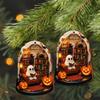 Cute Halloween Decorations Warm Halloween Ornaments Spooky Halloween Ghost Ornaments for Indoor Home Decor Acrylic for Reading