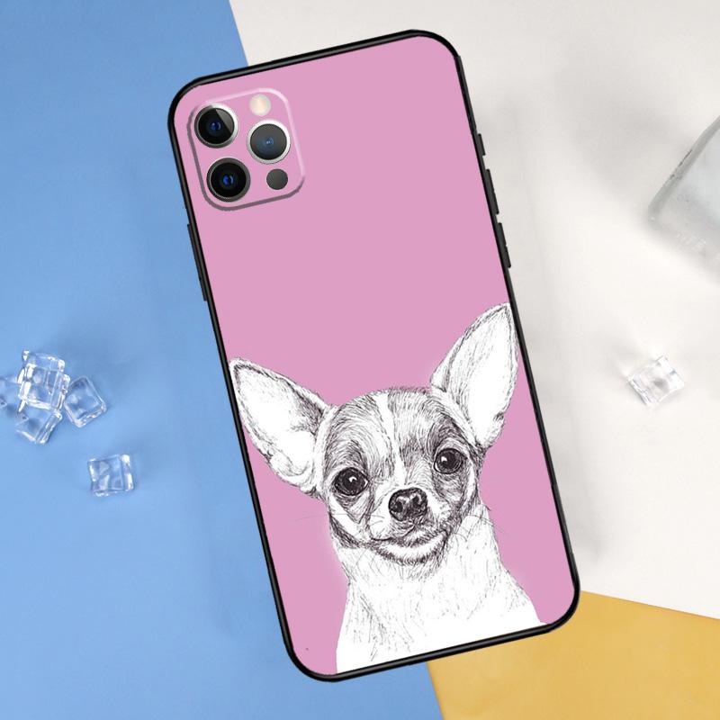 Chihuahua Dog Case For iPhone 16 15 11 12 13 14 Pro Max XR X XS Max Plus 12 13 Mini Back Cover Phone Case