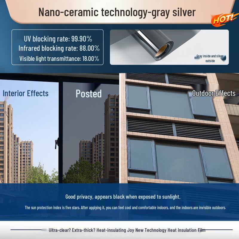 Heat-Insulating Sunshade Film for Windows and Balconies