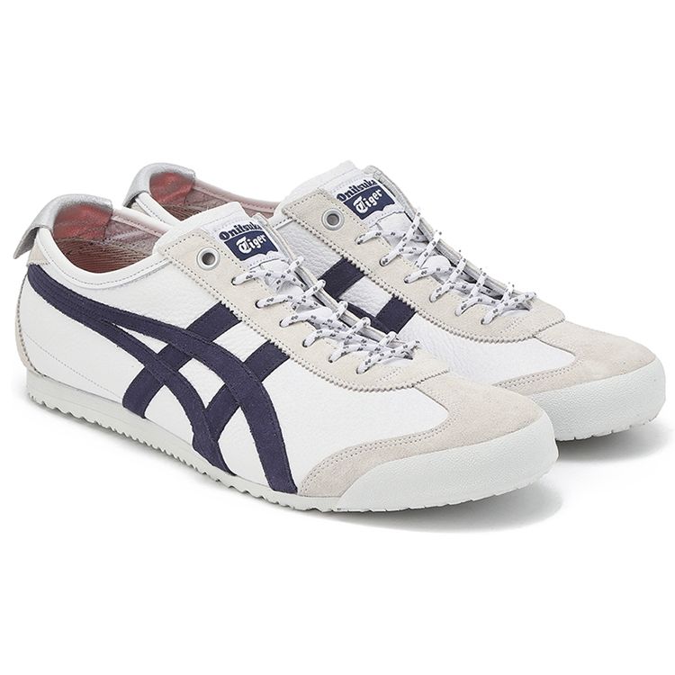 ONITSUKA TIGER Mexico 66 Versatile Daily Non-Slip Low-Top Lifestyle Shoes Unisex Sneaker White Blue 1183B646-100
