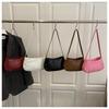 Heart Design Korean Style Pu Shoulder Bags for Women Versatile Ladies Square Underarm Bag Trendy Solid Color Girls Handbag Purse