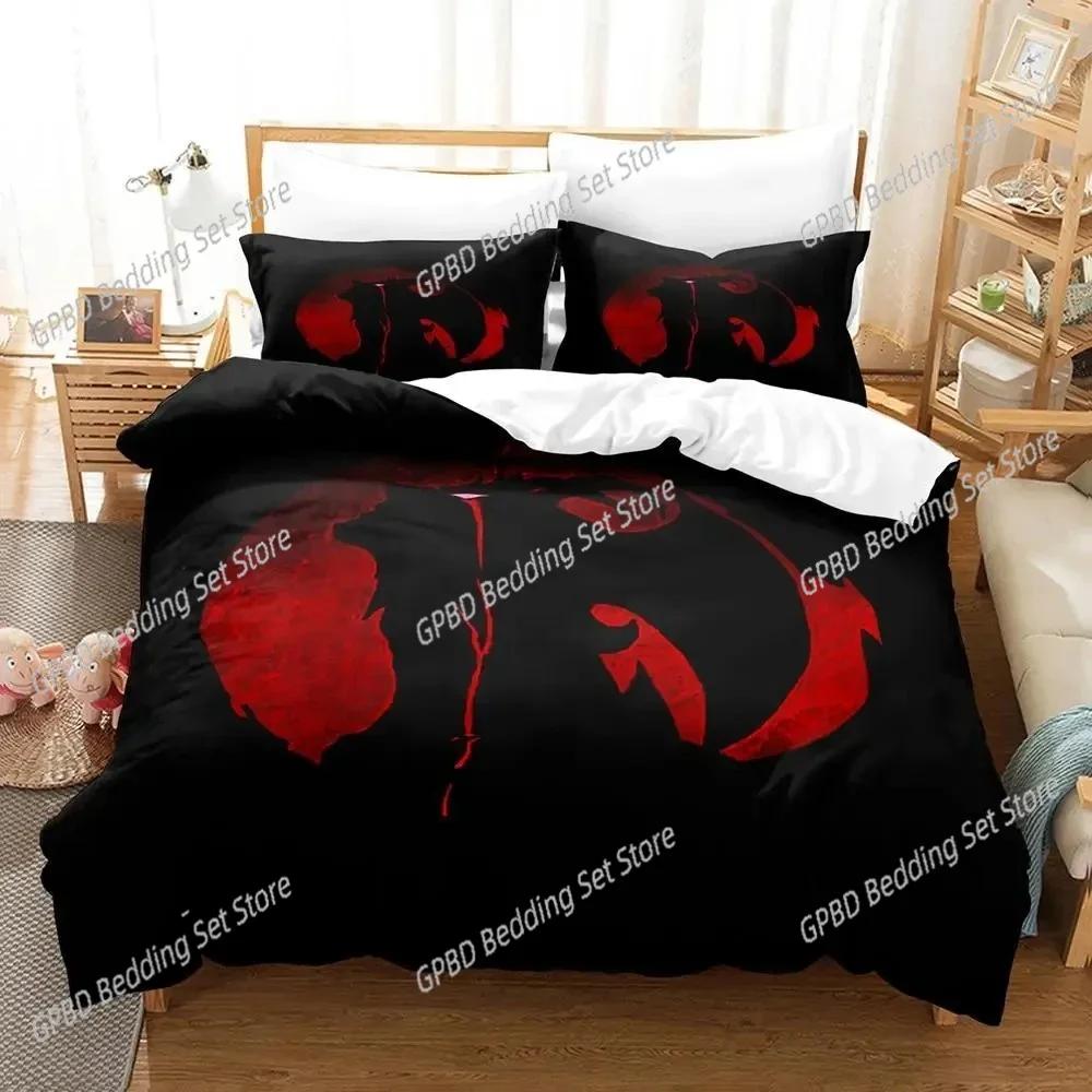 Anime Devilman Crybaby Beding Set 3D Printed Suitable for Bedrom Soft with Soft Fabric Duvet Cover Set With Pilowcases Children Kids Home Textile