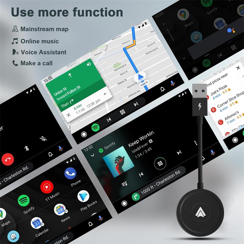 CarPlay Modülü Orijinal Araba Kablosuz Android Otomatik Kutusuna Kablolu Android Sistemi Araba Makine Adaptörü