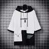 Summer Short Sleeve Hooded T Shirts Casual Clothes Men