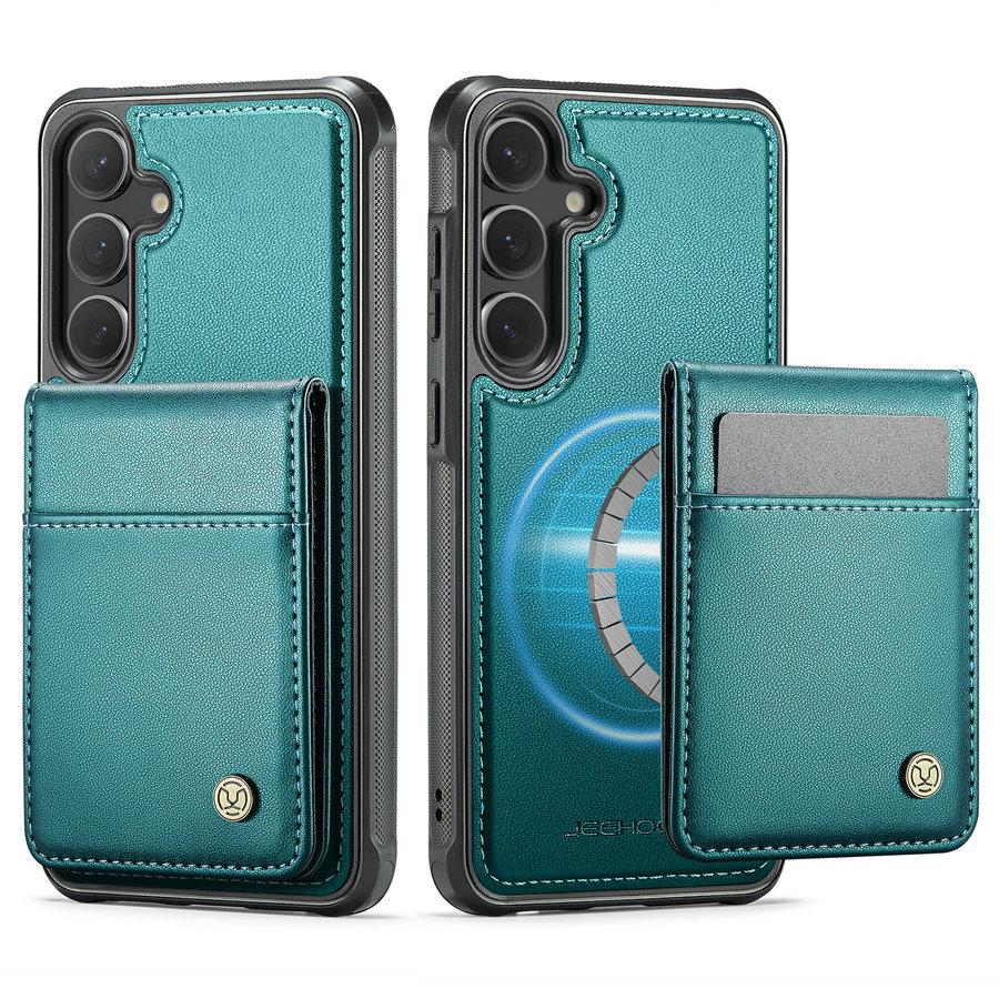 CaseMe Mobile Cover for Samsung S24 S25 Edge Strong Magnetic Kickstand Flip Cover for samsung galaxy S16 Detachable Back Case