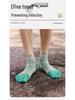 Herren- und Damen COOLMAX Zehensocken Schnelltrocknend Atmungsaktiv Schweißabsorbierend Wadenlang für Fitness und Outdoor-Laufen.