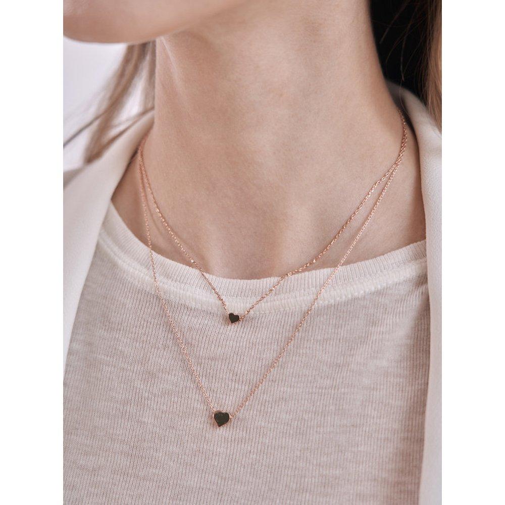 Layered Heart Necklace Elbrnn183