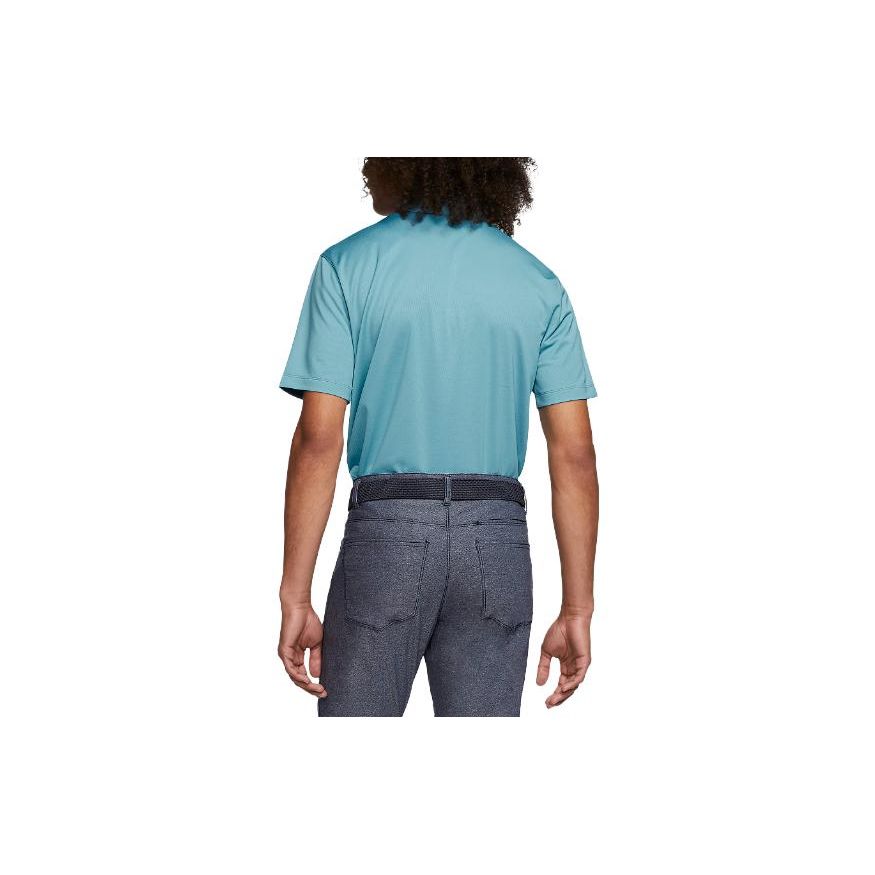 Nike Football Solid Straight Short Sleeve Polo Men tops Blue CT4581-424