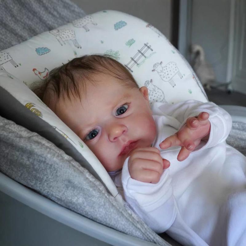 Schattige Realistische Reborn Baby Poppen Cameron Cosplay Jongen 24'' 60 cm Stoffen Lichaam Pasgeboren Pop Handgemaakt 3D Geschilderde Huid Rebirth Poppen voor Kinderen Speelkameraadje Speelgoed