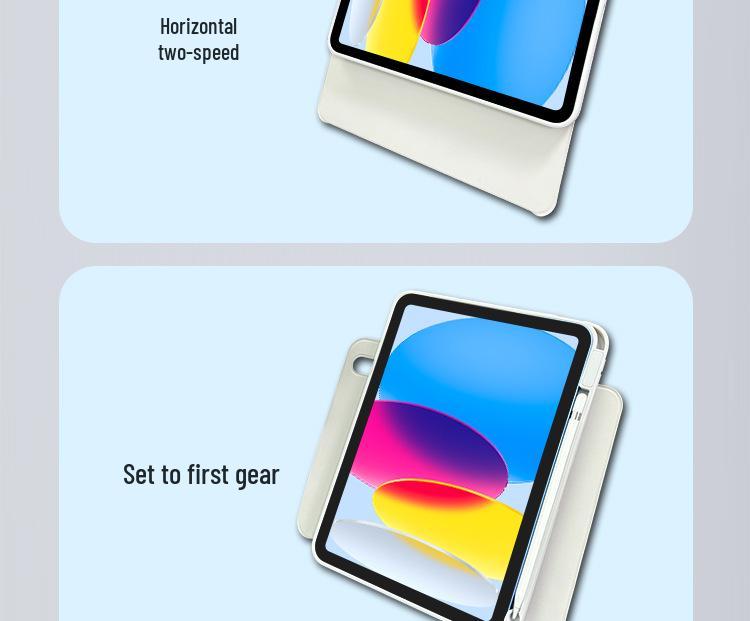 720° Rotating Magnetic Suction Tablet Case for iPad Air 7/Pro 11 Inch
