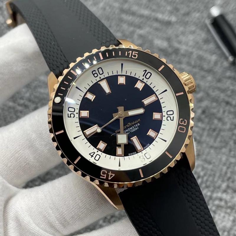 Bainilai BNL Super Ocean Ceramic Bezel Quartz Men's Watch with Calendar