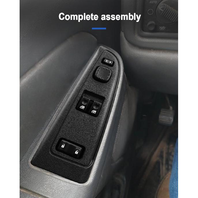 15883318 Master Power Window Switch W/Bezel Front Driver Side Fit For Chevy Silverado 1500/2500/3500 & GMC Sierra 1500/2500/3500 2003-2007, Replace