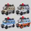 1:24 WuLing VAN Off-Road Vehicle Alloy Muscle Car Model Sound and Light Pull Back Children's Toy Collectibles Birthday Gift