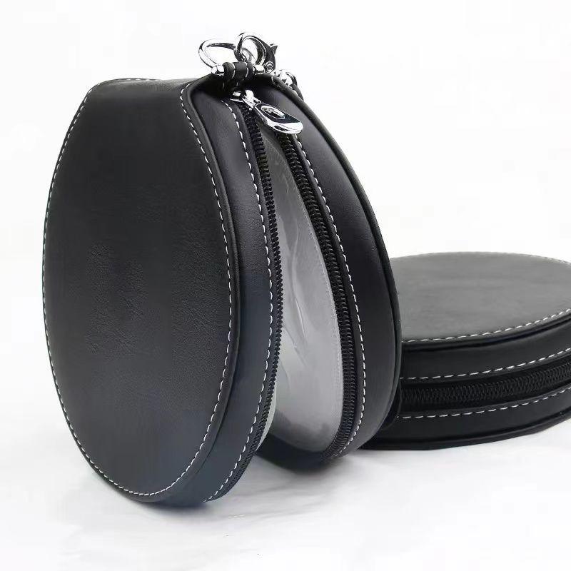 Läderbil CD DVD Förvaringsfodral Väska Skivorganisatör För Porsche Panamera Cayenne Taycan 911 718 Macan Carrera-GT 928 944 968 944