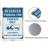Funny Doctor Office Parking Sign Metal Tin Plaque Indoor Outdoor Wall Art Decor