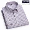 Luxury Hight Qulity 100%Cotton Long-sleeve Shirts for Men Slim Fit Casual Plaid Shirt Houndstooth Office Clothes Elegant Tops