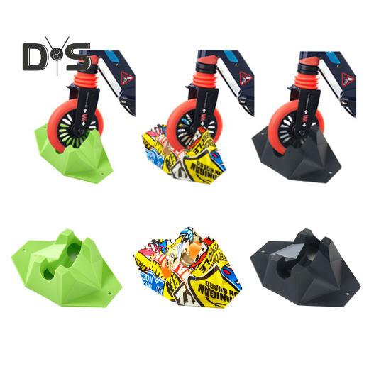 Scooter Stand Parking Support Kick Scooter Holder Anti-Slip Scooter Rack Floor Scooter Storage Accessories for Most Scooter Wheels