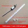 1Pcs N20 Geared Motor Micro, Motor 0.5 Modular Rack Guide 12-Tooth 15-Tooth 3Mmd Hole Gear Set