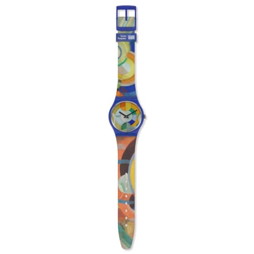Swatch Carousel by Robert DeLaunay Gent GZ712 Blue Watch