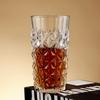 330ml/380ml Diamond Carved Wine Glass Luxury Cocktail Whiskey Glasses 2pcs Elegant Transparent Cold Drink Cup Exquisite Gifts