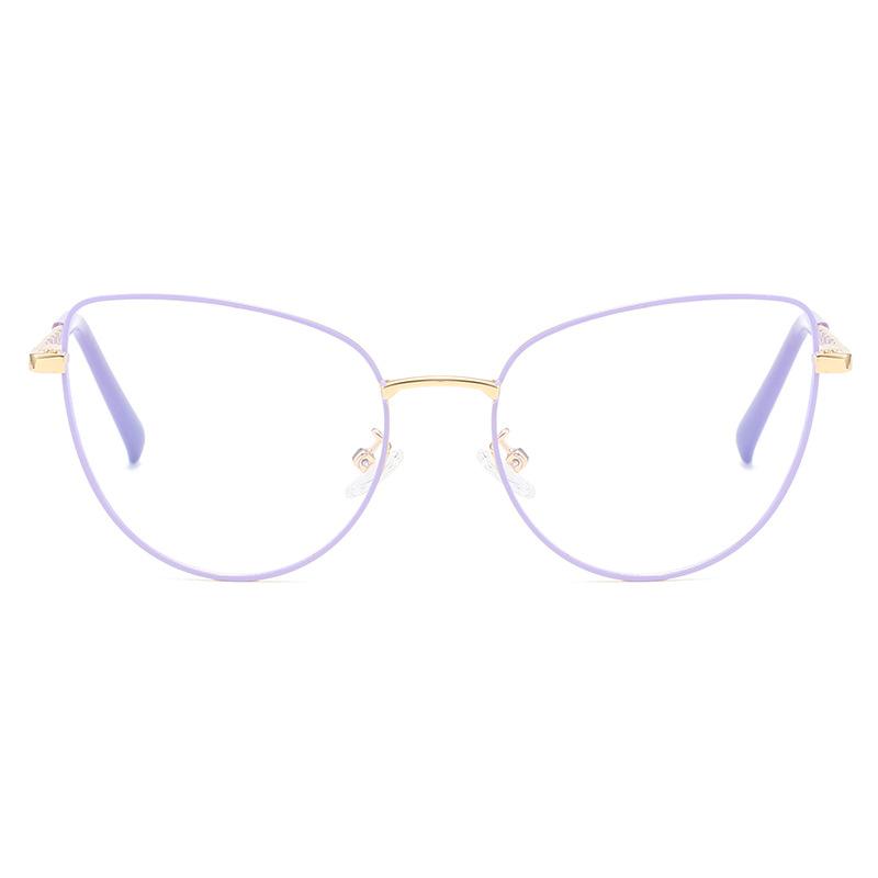 New anti-blue flat glasses plain glasses frame retro fashion small fresh women's glasses can be matched with ultra-light glasses