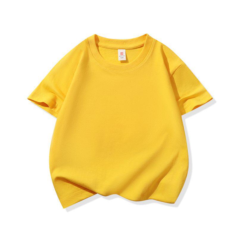 Customizable Kids' Summer Short Sleeve T-shirt with Logo Print