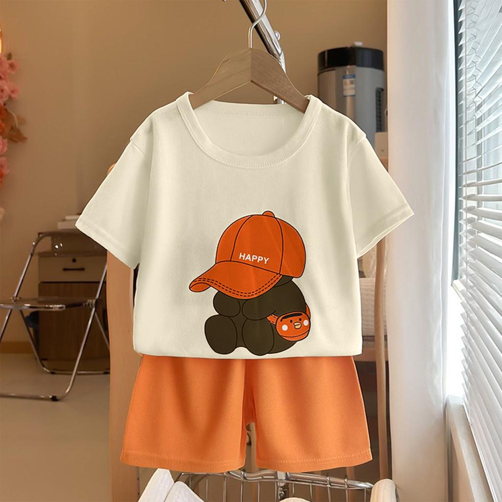 Children's Short-sleeved, Boys' And Girls' Baby Casual Breathable Children's Pants