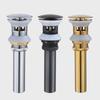 Copper Bounce Drainer for Bathroom Handwashing Basin with Deodorizing Drain Pipe