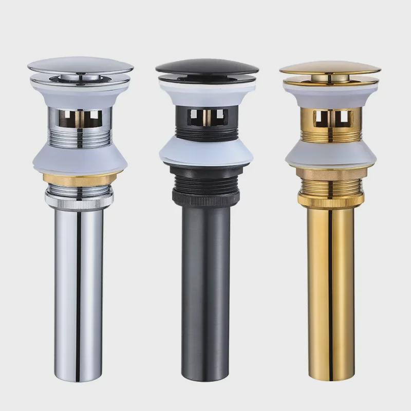 Copper Bounce Drainer for Bathroom Handwashing Basin with Deodorizing Drain Pipe