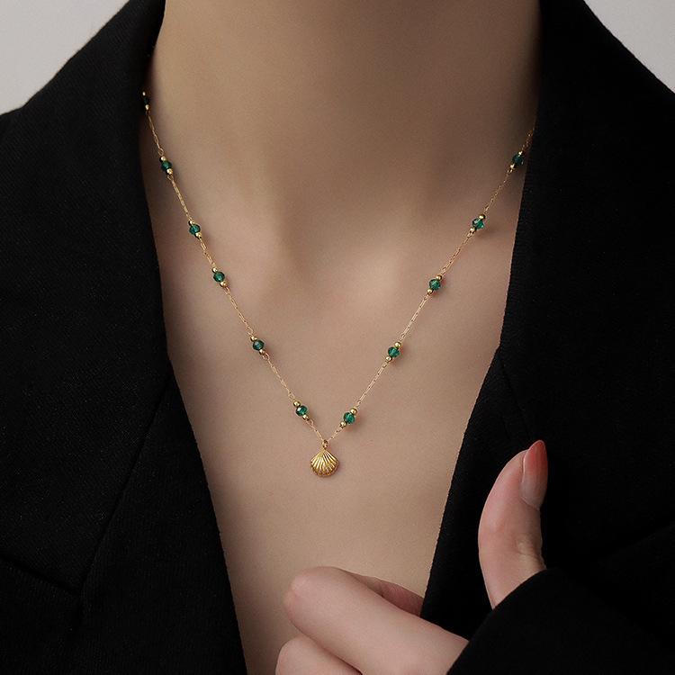 Jewelry does not fade, light luxury, exquisite collarbone, niche design, versatile neck chain