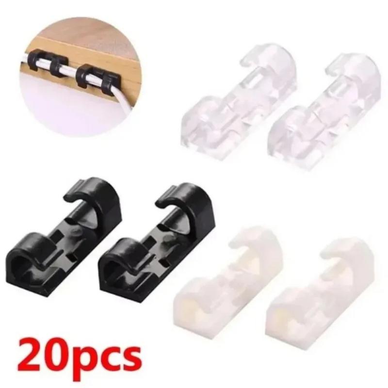 No-punch Cable Manager, Wall Sticker, Traceless Wire Storage, Fixed Self-adhesive Wire Clip, Network Cable Routing Artifact