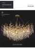 Elegant French Crystal Chandelier: K9 Aluminum Art Lamp for Living, Dining, and Bedroom
