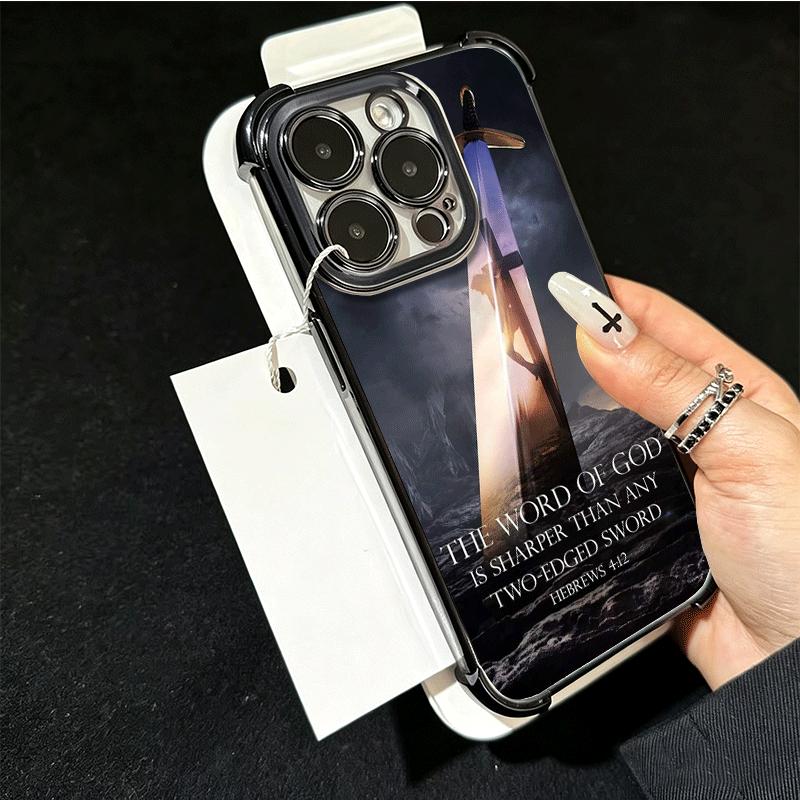 God Jesus Pray Cross Bible Plating Phone Case For Xiaomi Poco X5 X6 X7 X8 Pro Max F8 Ultra F7 M8 M7 M5S Redmi 15C 15 14C 13C 13