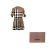 Burberry SS22 Women's Check Dress Brown 80529281