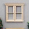 1/12 Maßstab Miniatur Holz Tür und Fenster Modell Ornament - DIY Miniatur Fotografie Requisiten - Saisonale Dekoration - Perfektes Geschenk