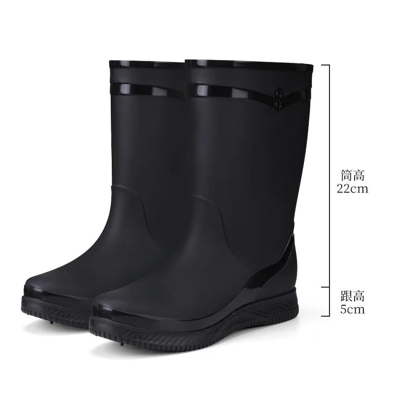 2026 Lady Rain Boots Fashion Non-slip Soft Comfort Waterproof Rain Boots Women Outdoor Hiking School Rainy Days on Foot Camping