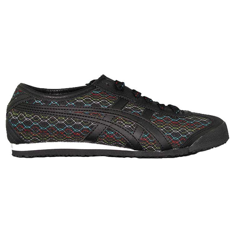 Onitsuka Tiger  Mexico 66 Black Multi-Color Women Sneakers D7A9N-9090
