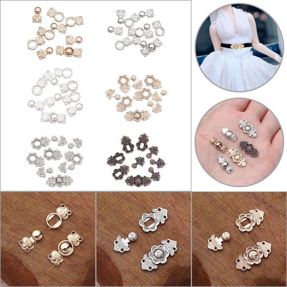 Dolls Sewing Accessories Buttons Shoes Buckles Doll Bags Clothes Metal Belt Buckle DIY Dress Decor