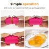 3Pcs Egg Shell Opener Handheld Portable Egg Cracker Tool Effortless Egg Breaker Convenient Egg Shell Cutter Kitchen Accessories
