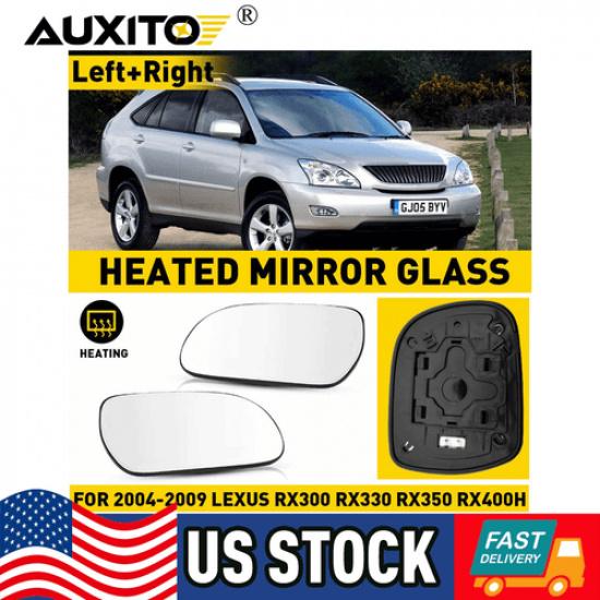 Для Lexus RX 300 330 350 400H Правая сторона 2004-2009 Левая сторона Зеркало заднего вида Стекло с подогревом EOA