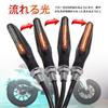 YFFSFDC Motorcycle Turn Signal, LED, Motorcycle, Turn Signal, Flowing Turn Signal, Light, Flowing