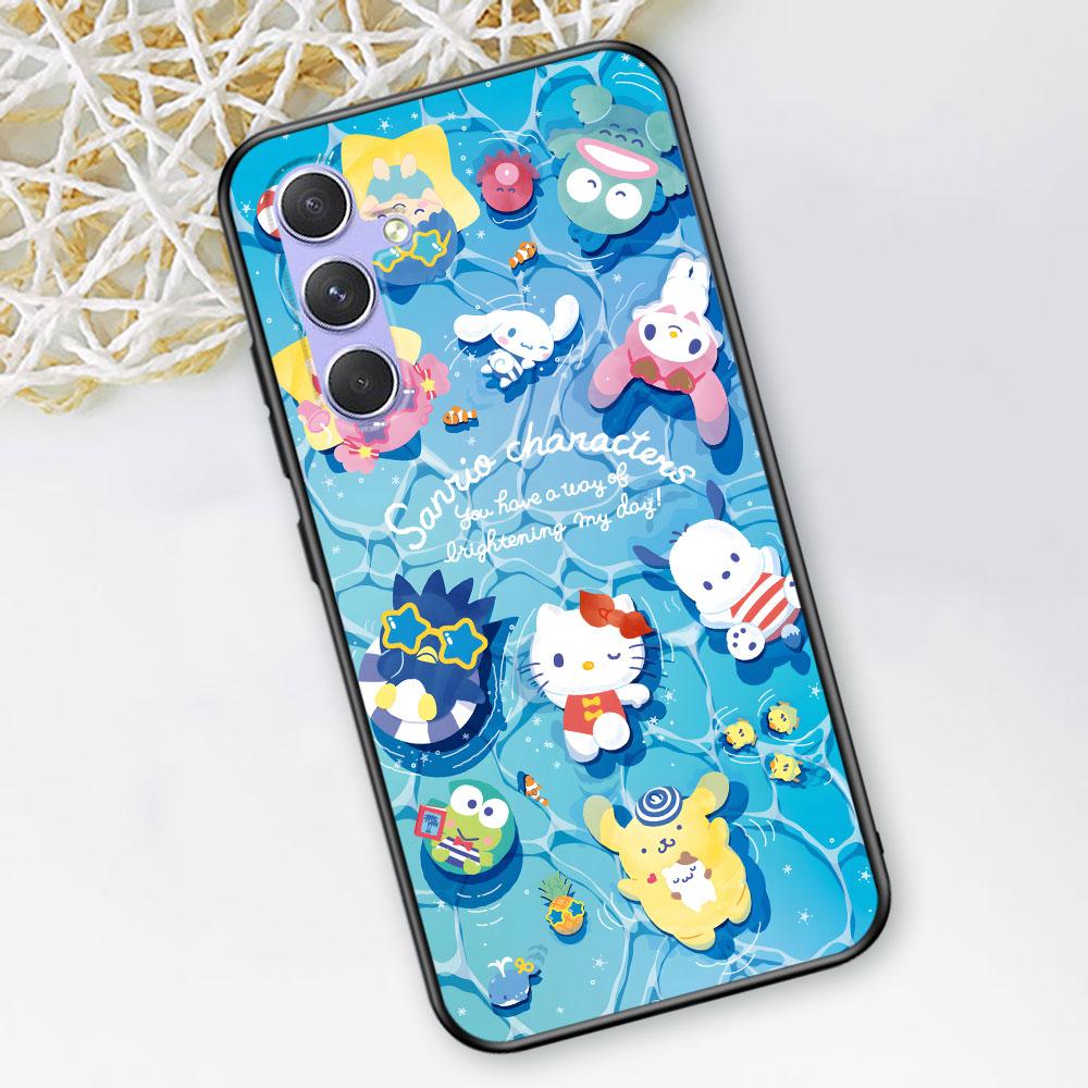 Hello Kitty Kawaii KT Cat Case for Samsung Galaxy A51 A53 A54 A31 A52 A12 A13 A21s A22 A32 A11 A22 A33 A41 A52s TPU Phone Cover