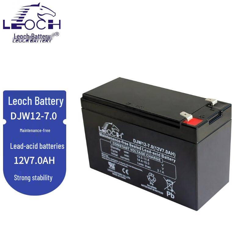 LEOCH DJW12-7.0 12V 7AH Sealed Lead Acid Battery 12V