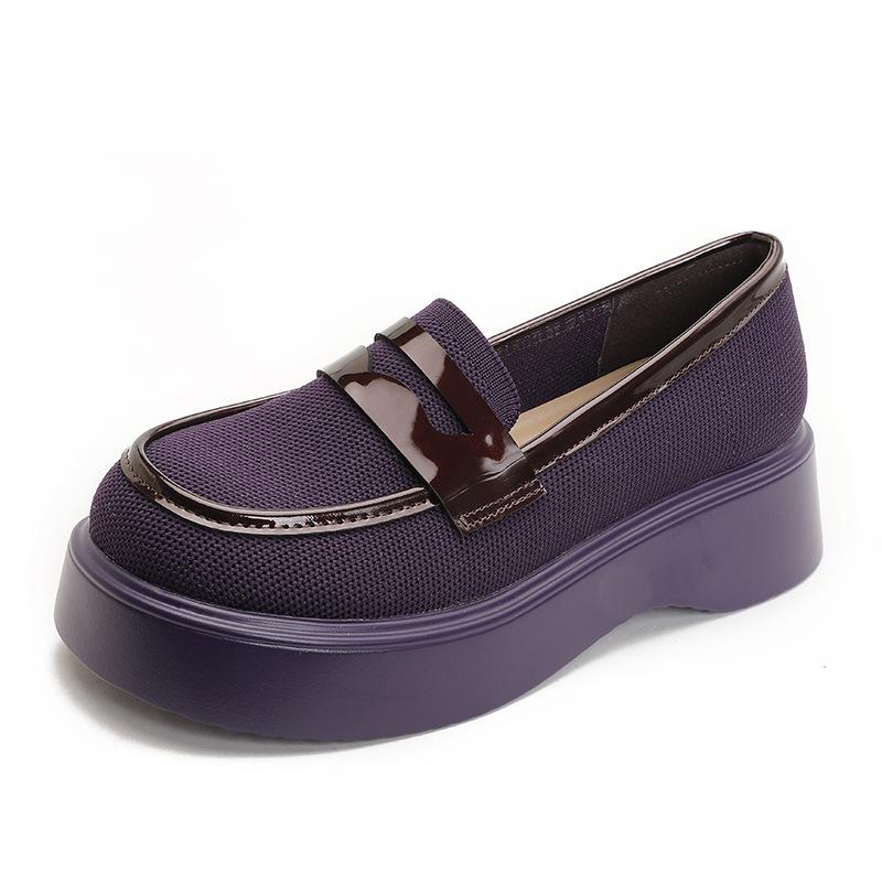 

Летающая вязка однопедальные женские туфли дышащая сетка повседневная вязка мягкая подошва ленивые туфли-бини на плоской подошве маленькие кожаные туфли 40