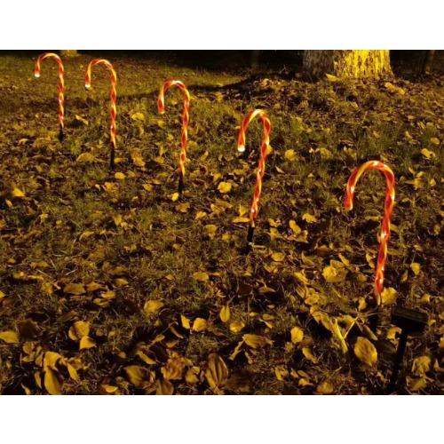 Solární osvětlení na trávník, pozemní osvětlení, vánoční dekorace, světlo z cukrové třtiny, venkovní zahrádka, jeden přívěs, pět světel na nádvoří